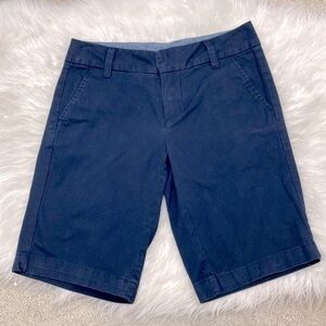 G.H. Bass & Co. Women’s Navy Blue Bermuda Shorts, Size 0